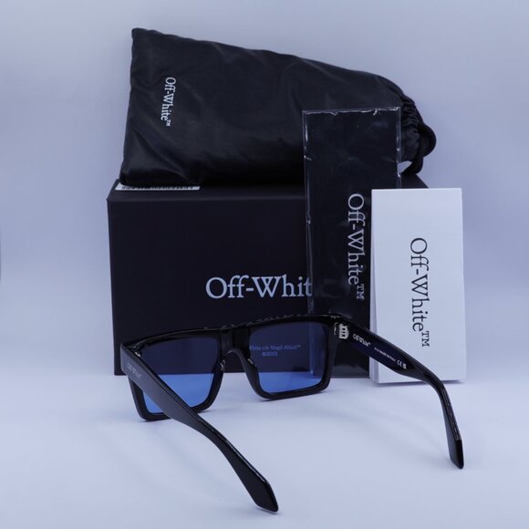Off-White OERI109 LAWTON 1045 Square Sunglasses – Black/Blue - Picture 6 of 10